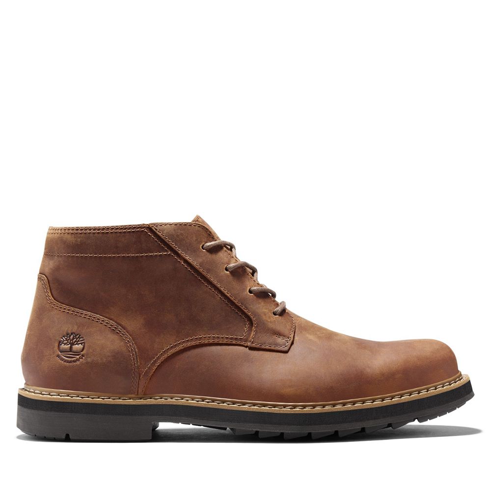 Timberland Mens Chukka Boots Squall Canyon Waterproof - Brown - India GZ5623798